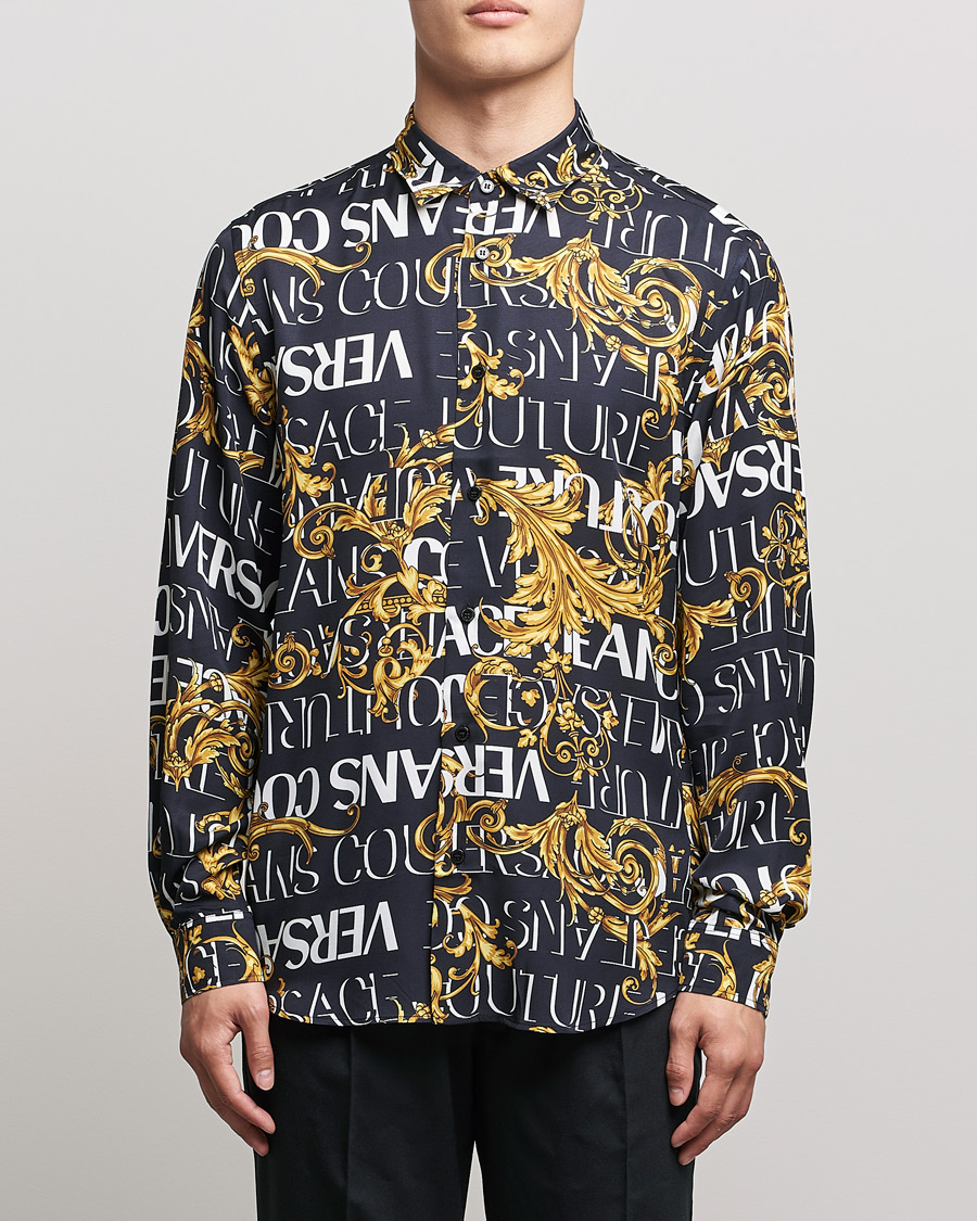 Mies |  | Versace Jeans Couture | Logo Baroque Shirt Black
