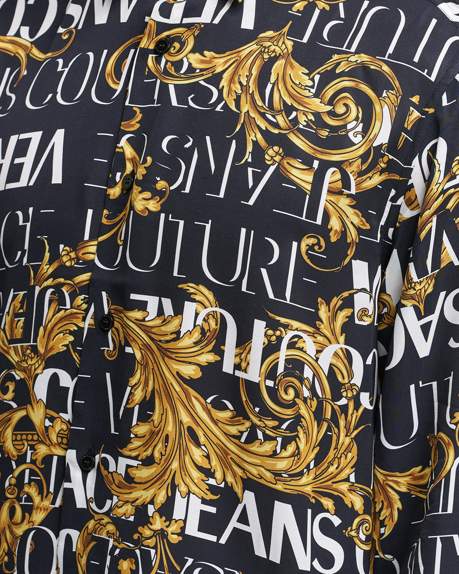 Mies | Kauluspaidat | Versace Jeans Couture | Logo Baroque Shirt Black