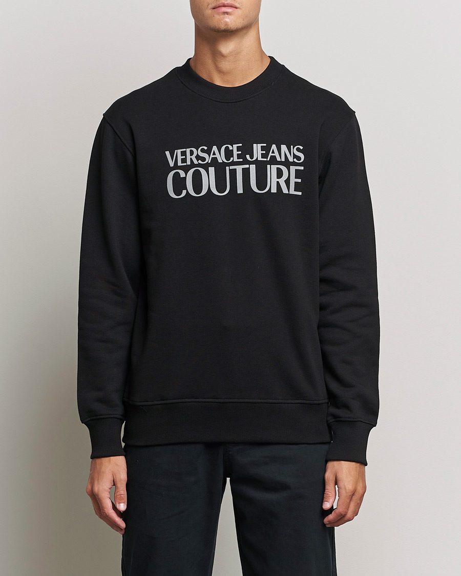 Mies | Versace Jeans Couture | Versace Jeans Couture | Logo Sweatshirt Black/Silver