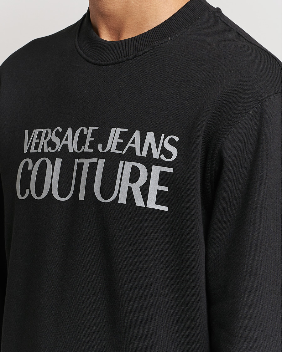 Mies | Puserot | Versace Jeans Couture | Logo Sweatshirt Black/Silver