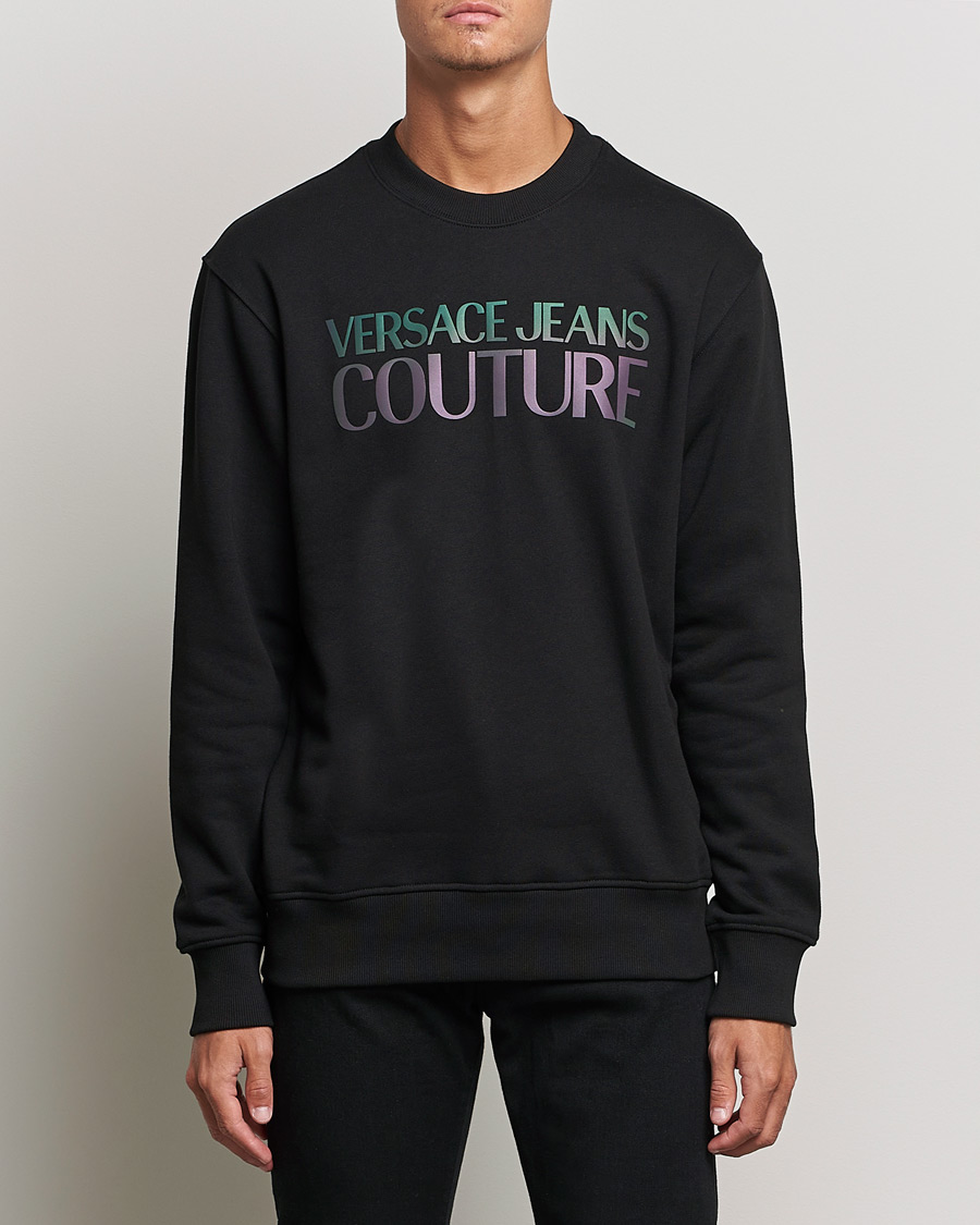 Mies | Puserot | Versace Jeans Couture | Logo Sweatshirt Black