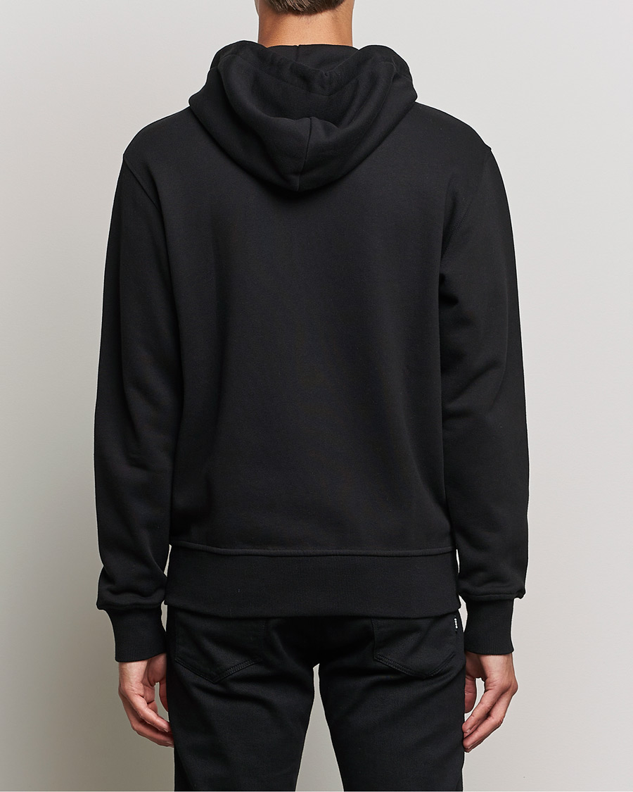 Mies | Puserot | Versace Jeans Couture | V Emblem Hoodie Black/Gold