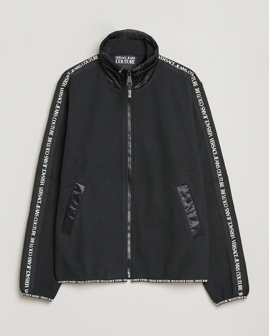 Mies | Puserot | Versace Jeans Couture | Tape Logo Full Zip Black