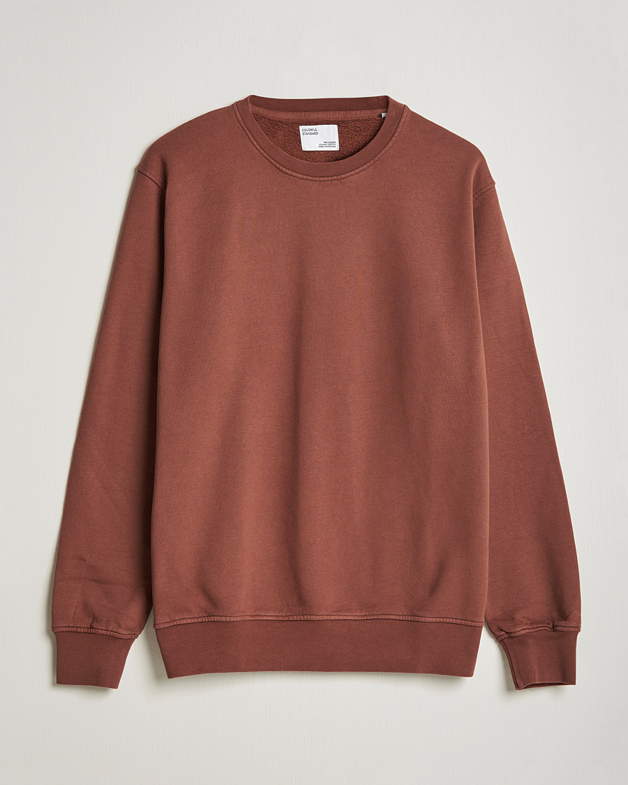 Mies | Puserot | Colorful Standard | Classic Organic Crew Neck Sweat Cinnamon Brown