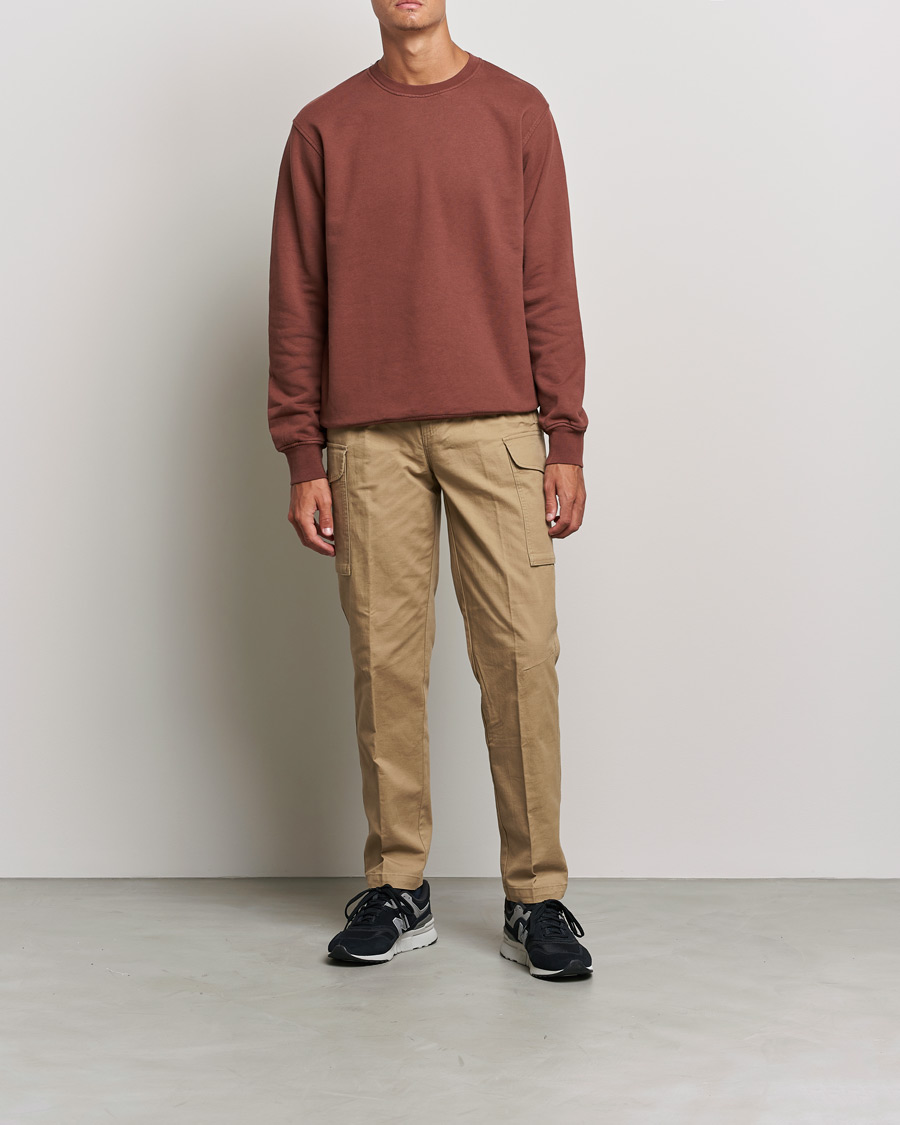Mies | Puserot | Colorful Standard | Classic Organic Crew Neck Sweat Cinnamon Brown