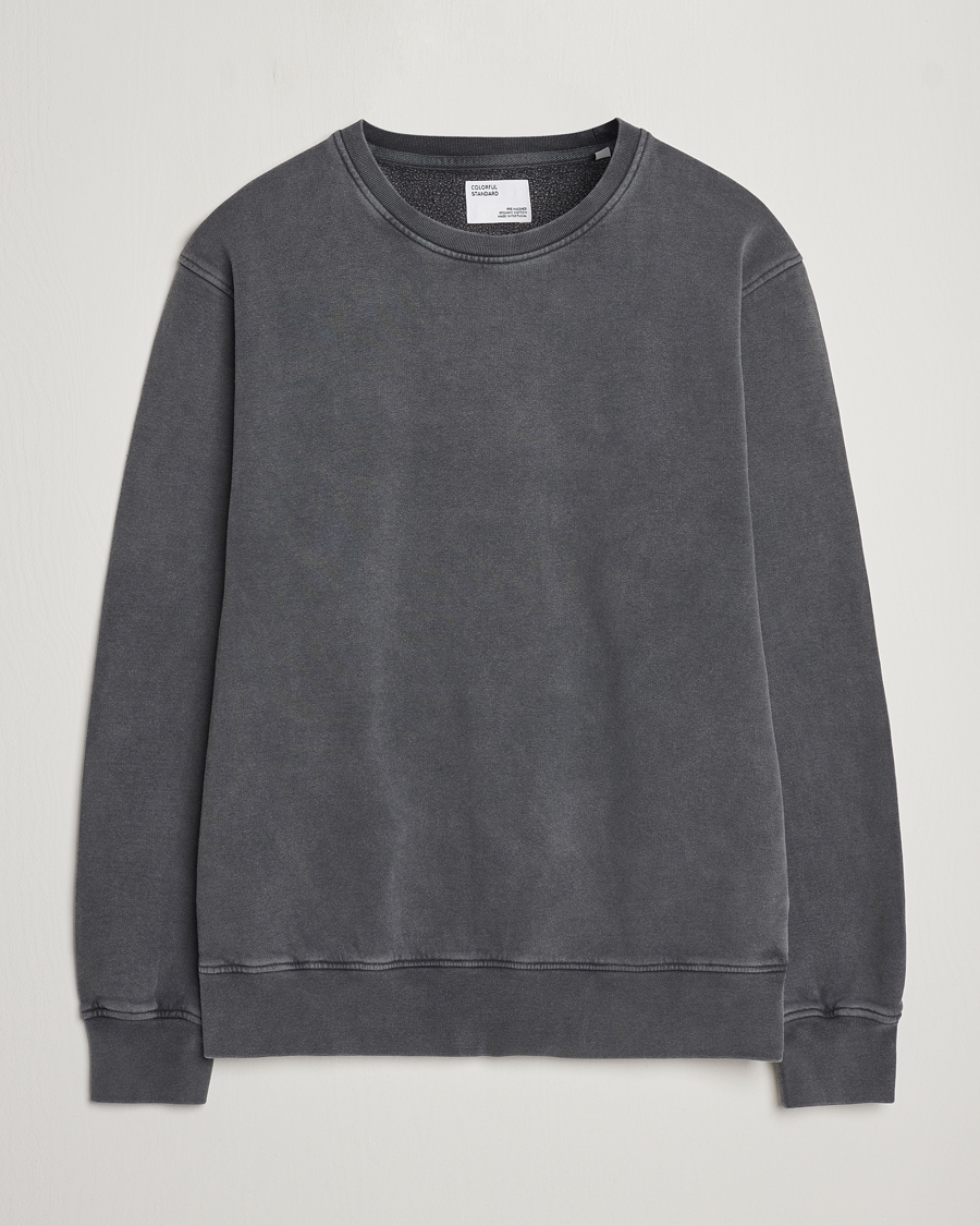 Mies | Puserot | Colorful Standard | Classic Organic Crew Neck Sweat Faded Black