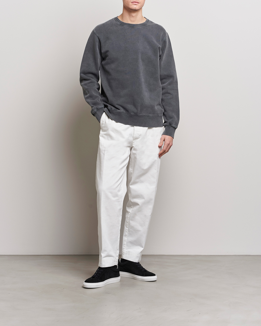 Mies | Puserot | Colorful Standard | Classic Organic Crew Neck Sweat Faded Black