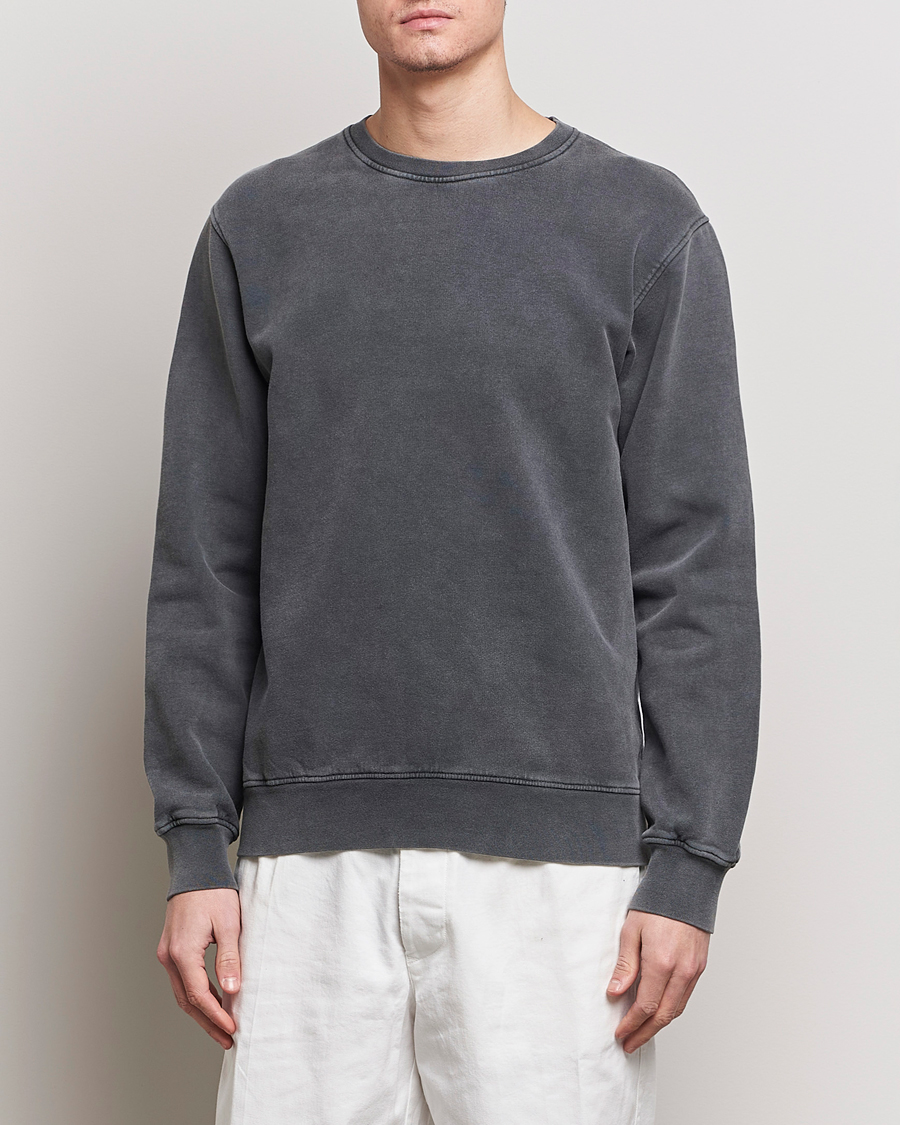 Mies | Puserot | Colorful Standard | Classic Organic Crew Neck Sweat Faded Black