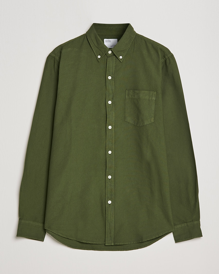 Miehet |  | Colorful Standard | Classic Organic Oxford Button Down Shirt Seaweed Green