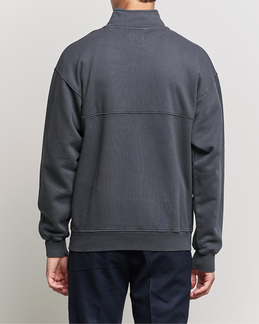Mies | Puserot | Colorful Standard | Classic Organic Half-Zip Lava Grey