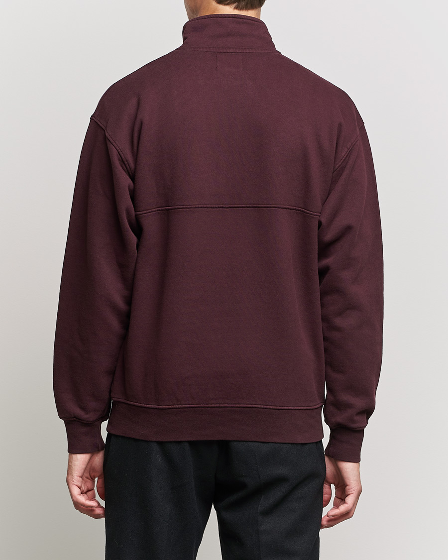 Mies | Puserot | Colorful Standard | Classic Organic Half-Zip Oxblood Red