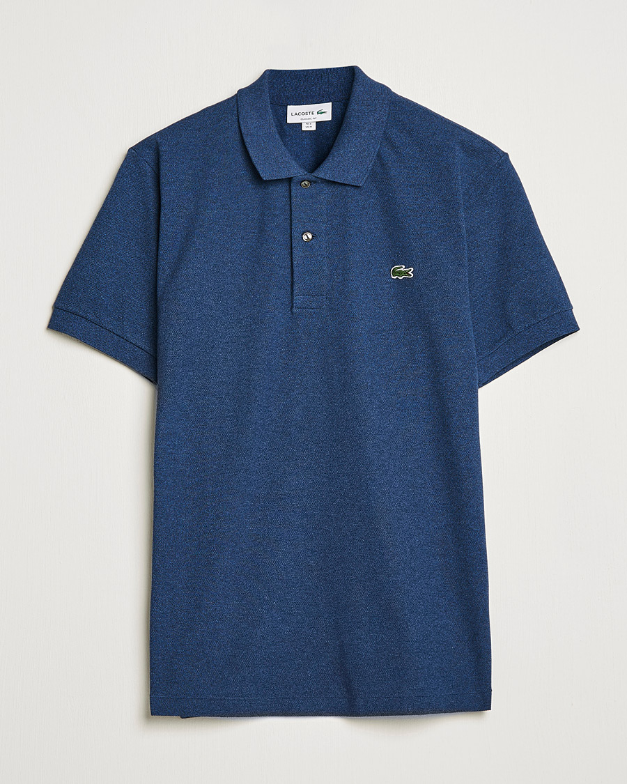 Mies | Pikeet | Lacoste | Original Polo Melange Piké Dark Indigo Blue