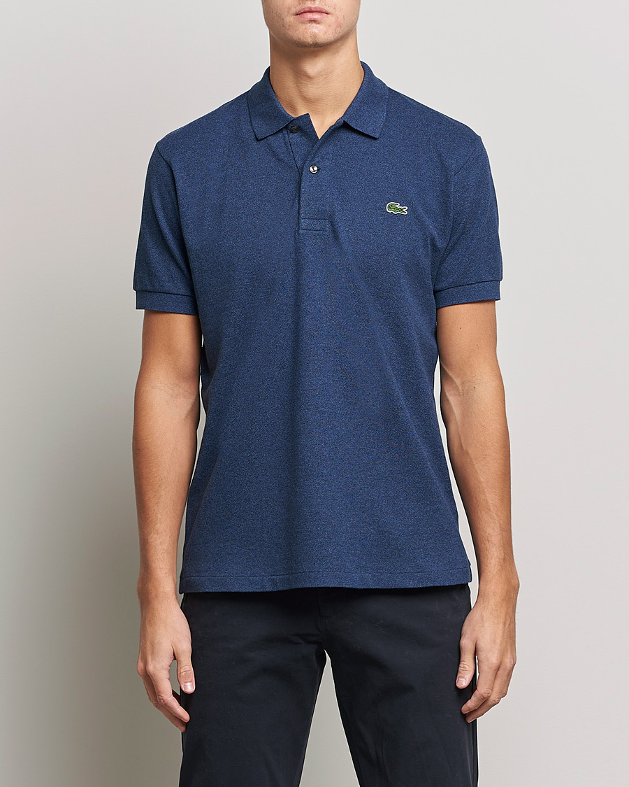 Mies | Pikeet | Lacoste | Original Polo Melange Piké Dark Indigo Blue