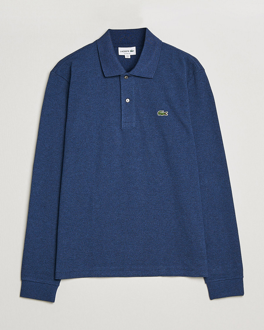 Mies | Puserot | Lacoste | Long Sleeve Polo Dark Indigo Blue