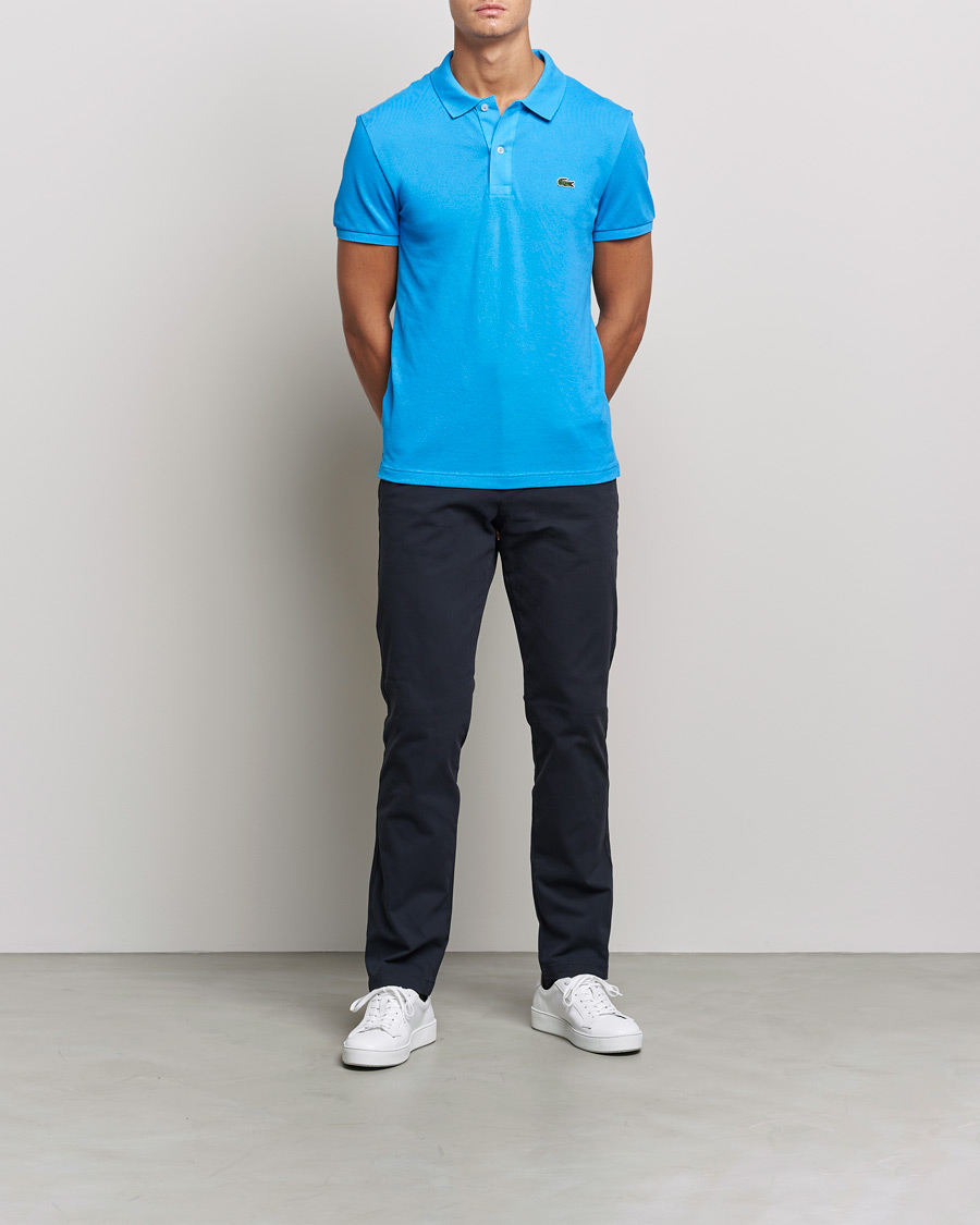 Mies | Pikeet | Lacoste | Slim Fit Polo Piké Argentine Blue