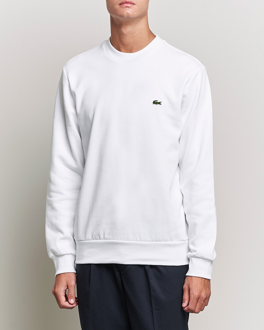 Mies | Puserot | Lacoste | Crew Neck Sweatshirt White