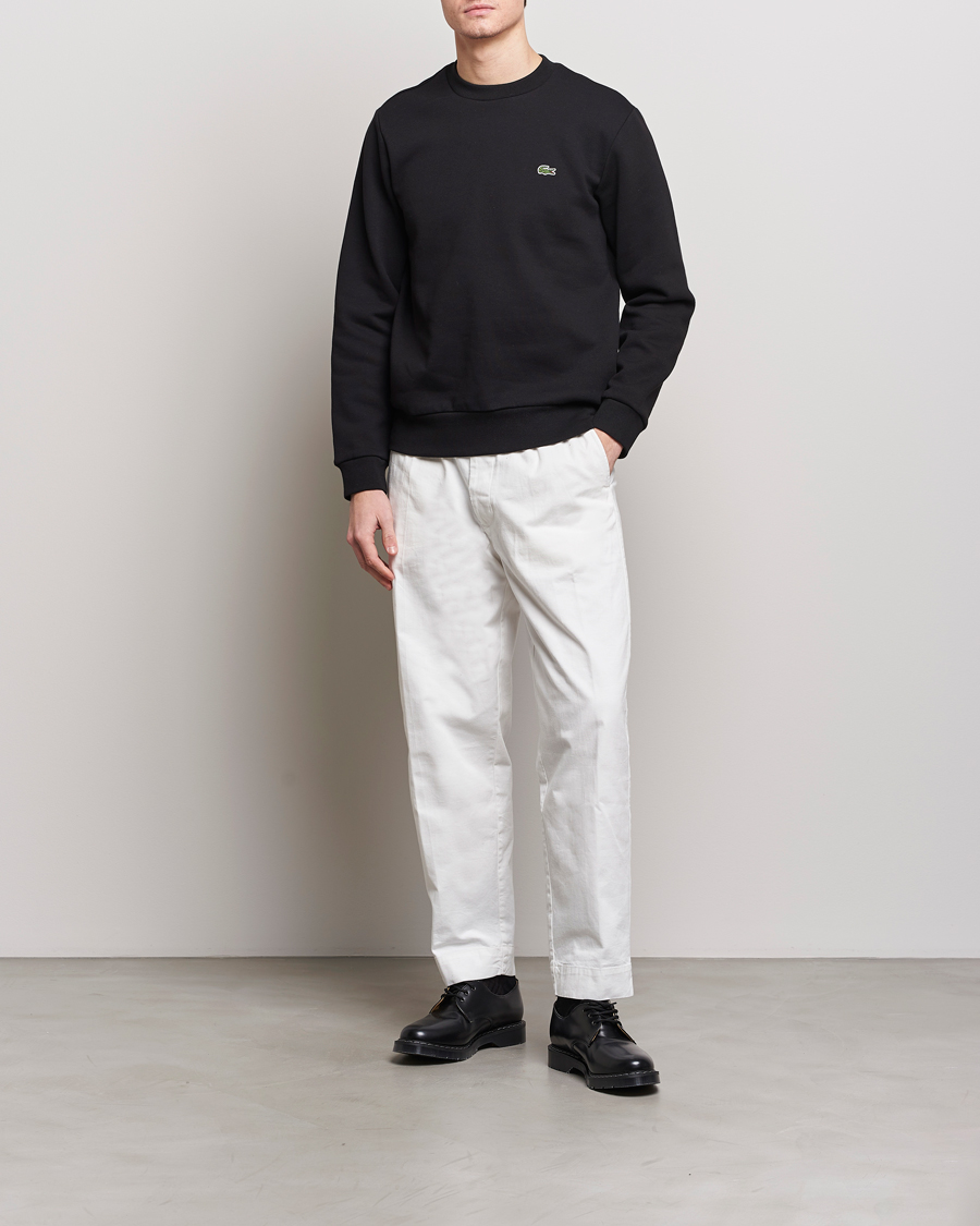 Mies | Puserot | Lacoste | Crew Neck Sweatshirt Black