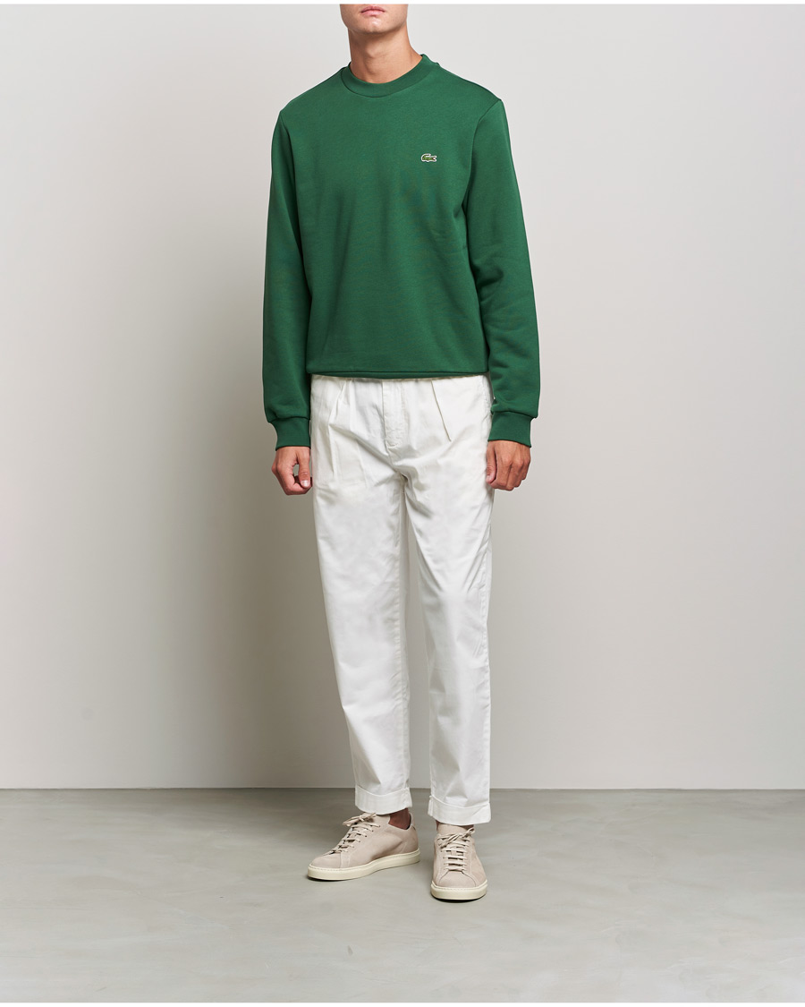 Mies | Puserot | Lacoste | Crew Neck Sweatshirt Green