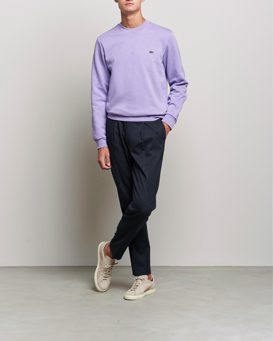 Mies | Puserot | Lacoste | Crew Neck Sweatshirt Neva Purple