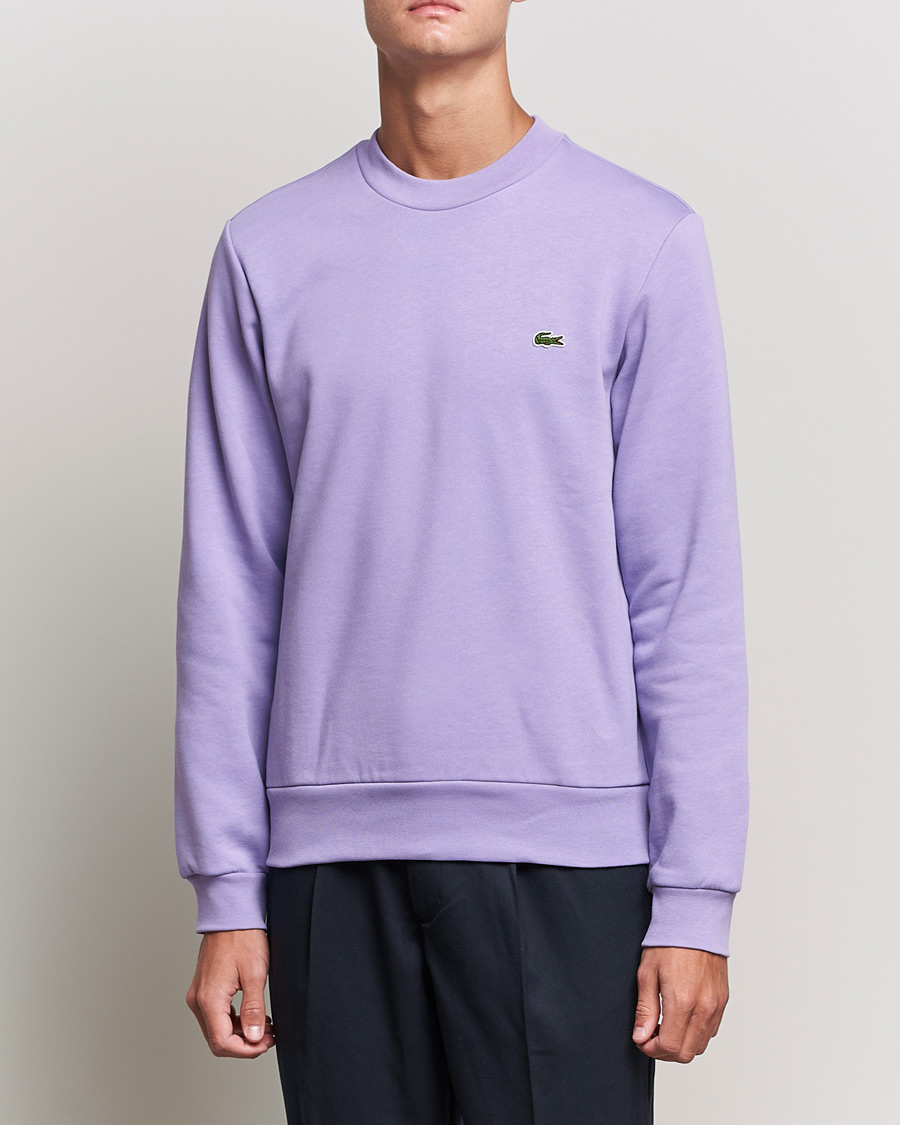 Mies |  | Lacoste | Crew Neck Sweatshirt Neva Purple