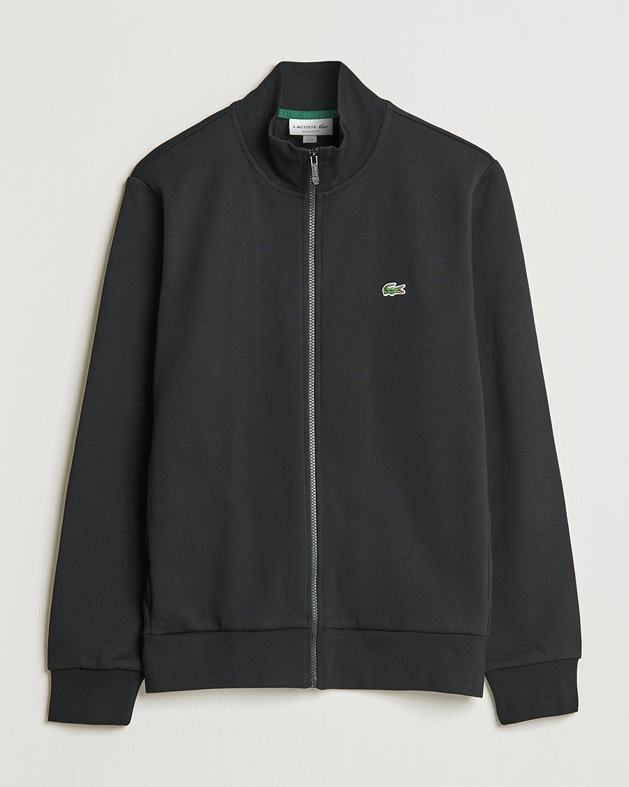 Mies | Puserot | Lacoste | Full Zip Sweater Black