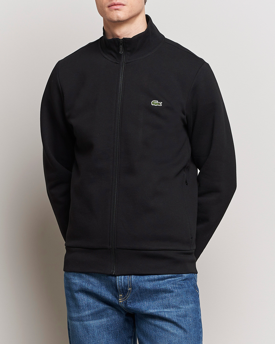 Mies | Vaatteet | Lacoste | Full Zip Sweater Black