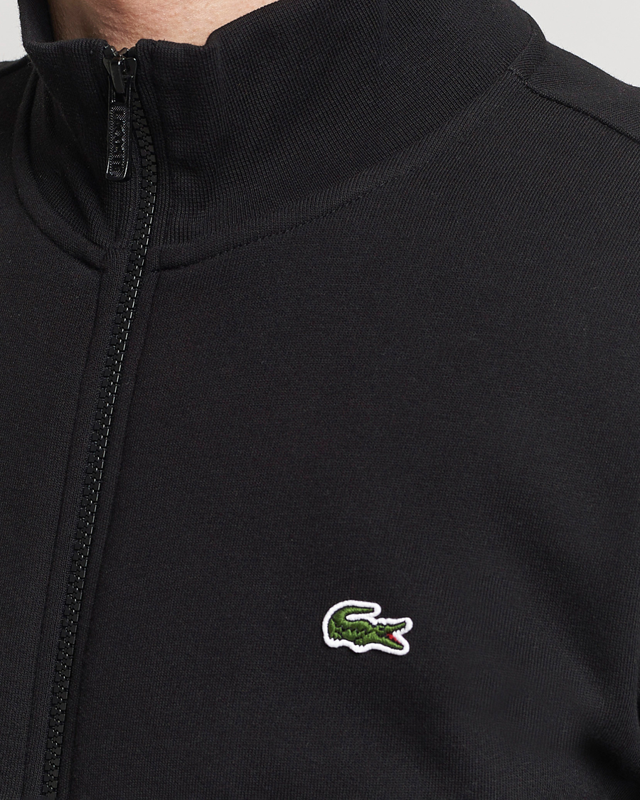 Mies | Puserot | Lacoste | Full Zip Sweater Black