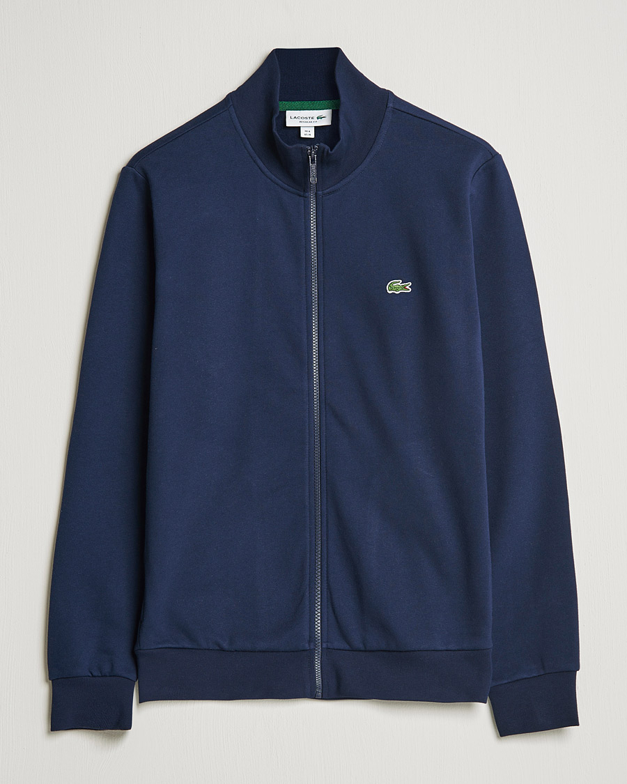 Mies | Puserot | Lacoste | Full Zip Sweater Navy