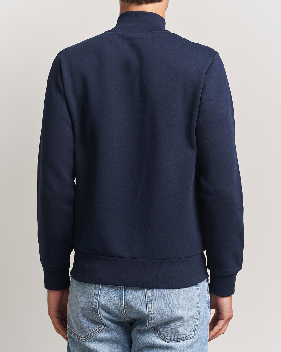 Mies | Puserot | Lacoste | Full Zip Sweater Navy Blue