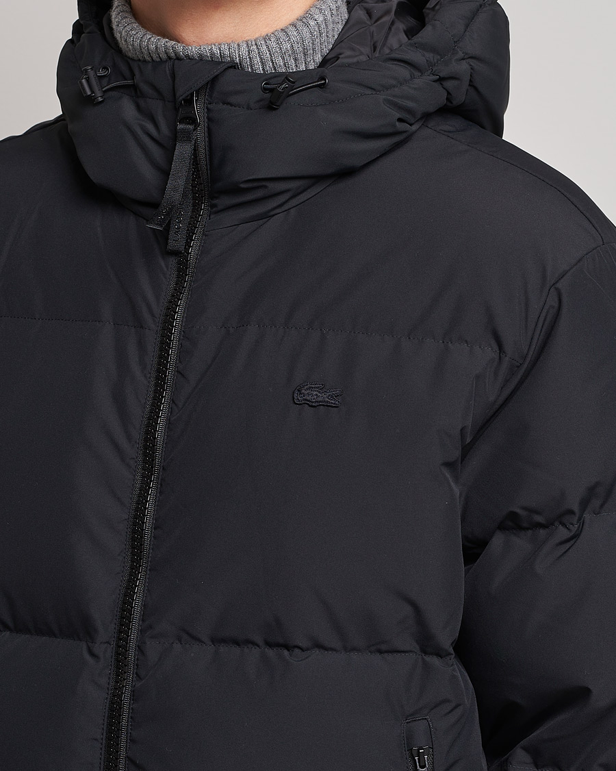 Mies | Takit | Lacoste | Hooded Lightweight Jacket Black