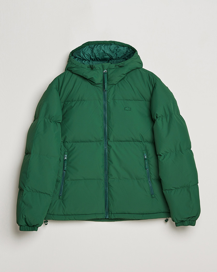 Mies | Takit | Lacoste | Hooded Lightweight Jacket Green