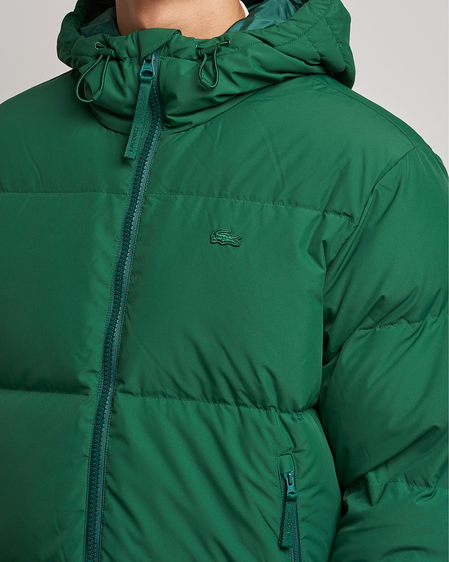 Mies | Takit | Lacoste | Hooded Lightweight Jacket Green