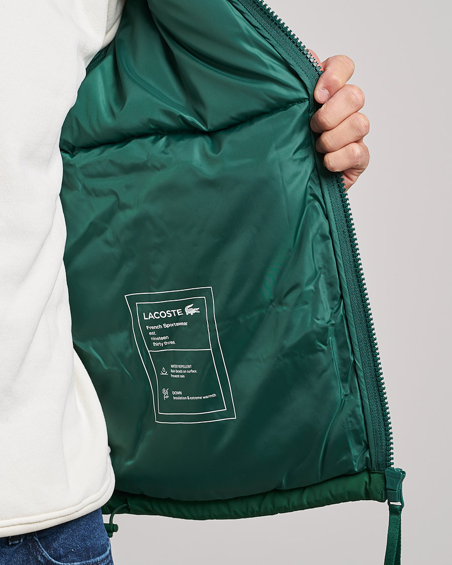 Mies | Takit | Lacoste | Hooded Lightweight Jacket Green