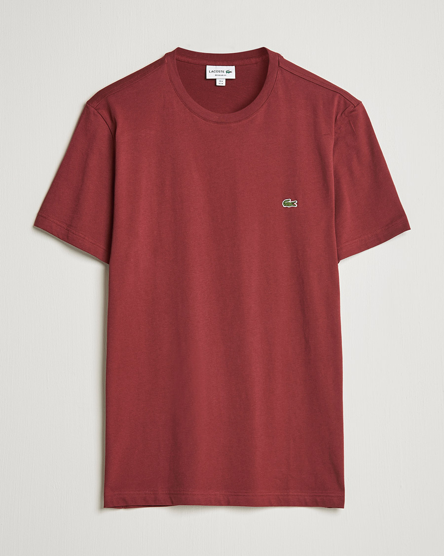 Mies | T-paidat | Lacoste | Crew Neck Tee Cranberry