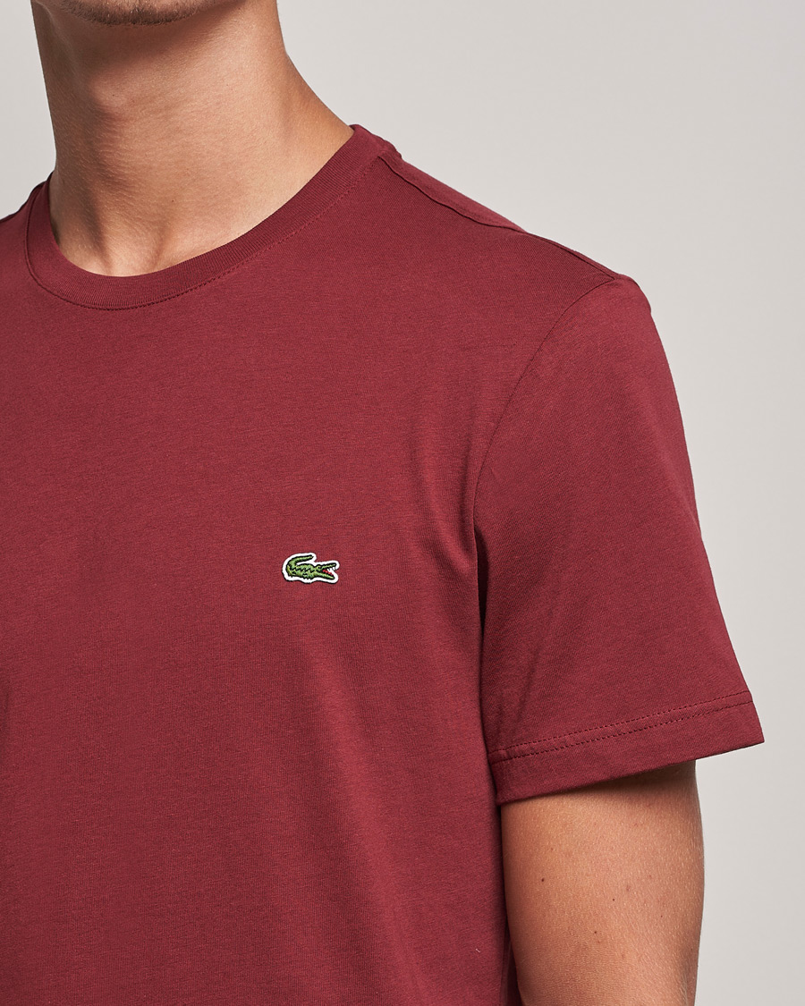 Mies | T-paidat | Lacoste | Crew Neck Tee Cranberry