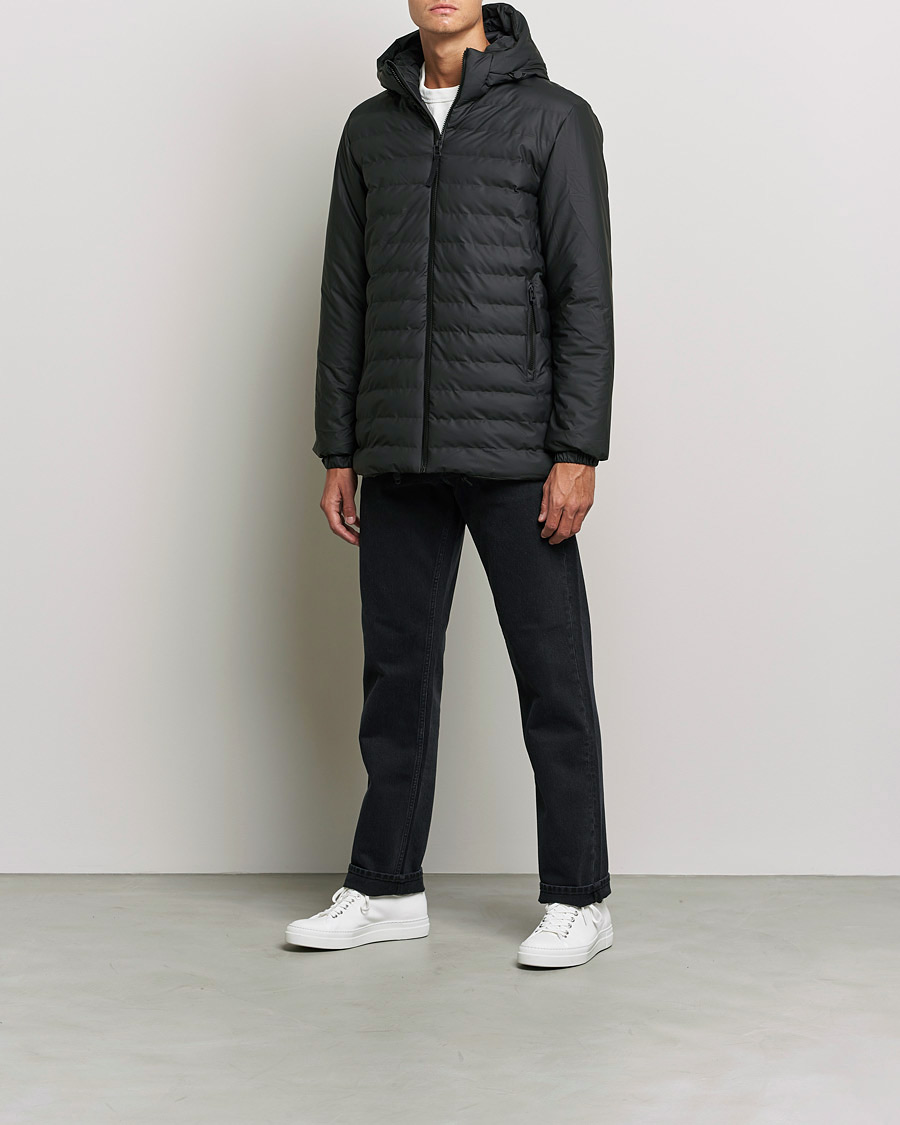 Mies | Takit | RAINS | Trekker Hooded Jacket Black