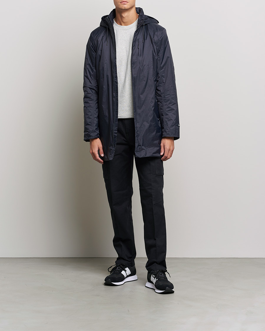 Mies | Takit | RAINS | Padded Nylon Coat Navy