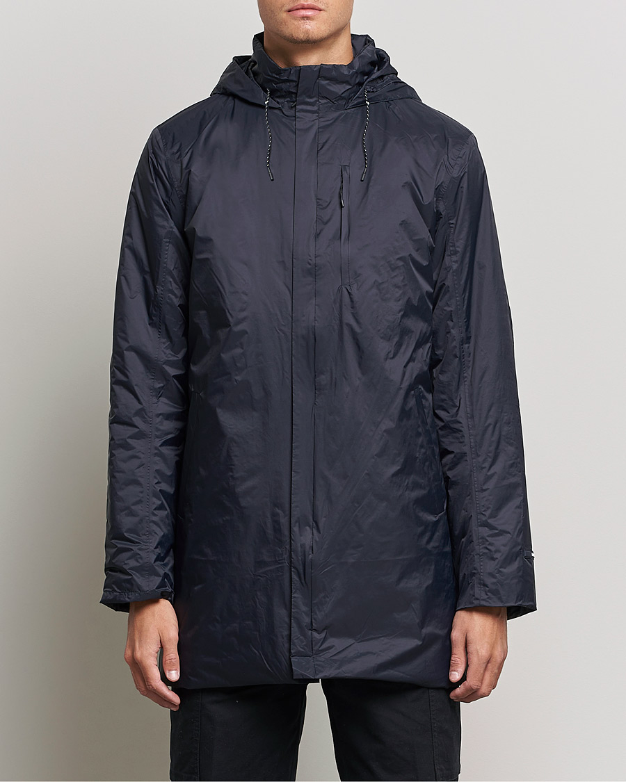 Mies | Takit | RAINS | Padded Nylon Coat Navy