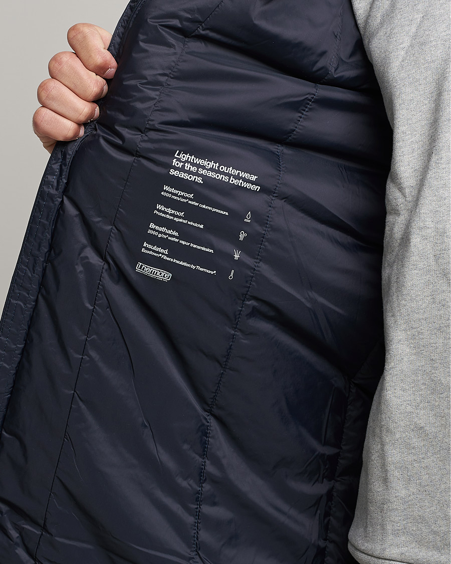Mies | Takit | RAINS | Padded Nylon Coat Navy