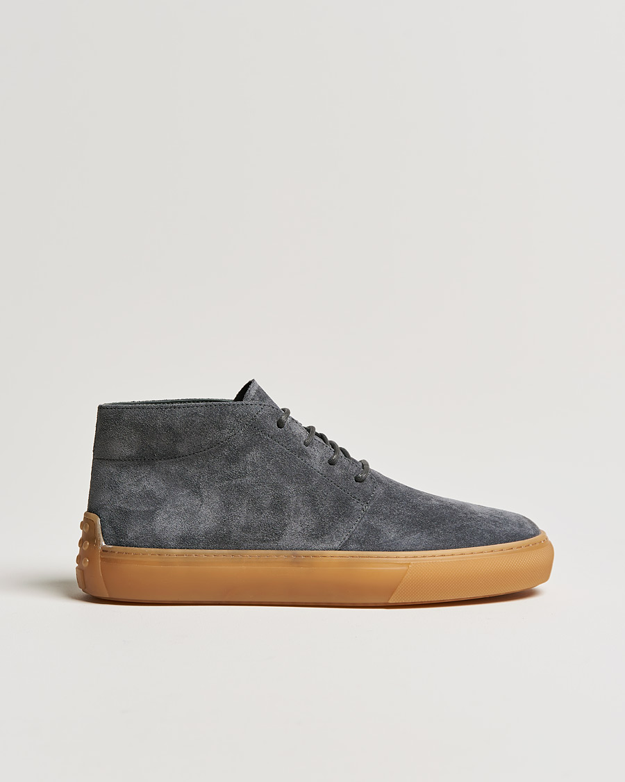 Mies | Tod's Casetta Chukka Boots Dark Grey Suede | Tod's | Casetta Chukka Boots Dark Grey Suede