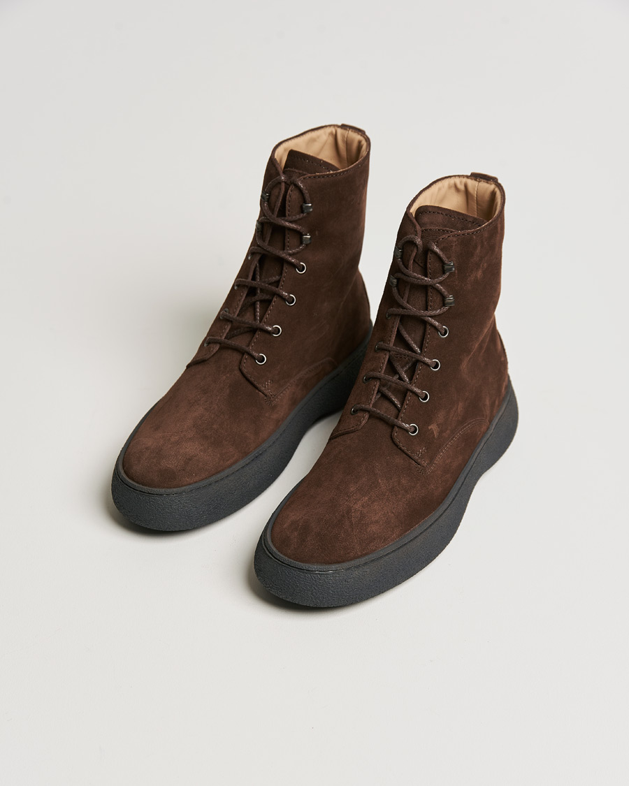 Mies |  | Tod's | Gommino Winter Boots Dark Brown Suede