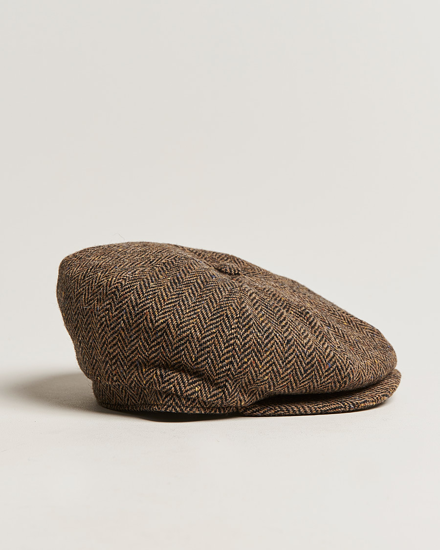 Mies | Lock & Co Hatters Tremelo Wool Cap Black Beige | Lock & Co Hatters | Tremelo Wool Cap Black Beige