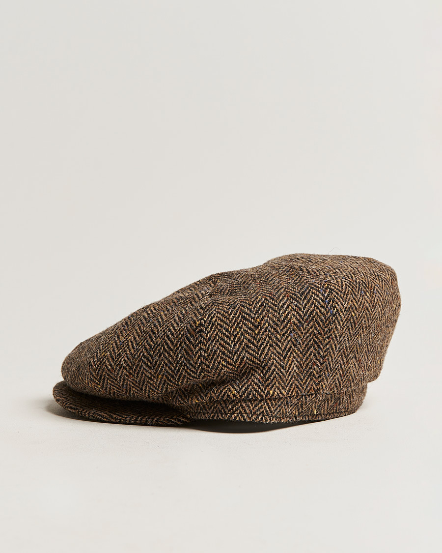 Mies | Lock & Co Hatters Tremelo Wool Cap Black Beige | Lock & Co Hatters | Tremelo Wool Cap Black Beige