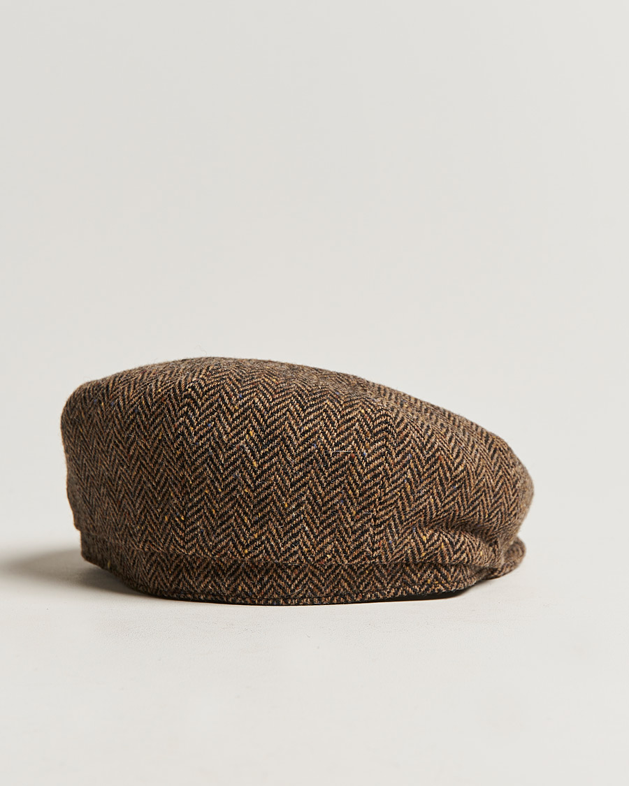 Mies | Lock & Co Hatters Tremelo Wool Cap Black Beige | Lock & Co Hatters | Tremelo Wool Cap Black Beige