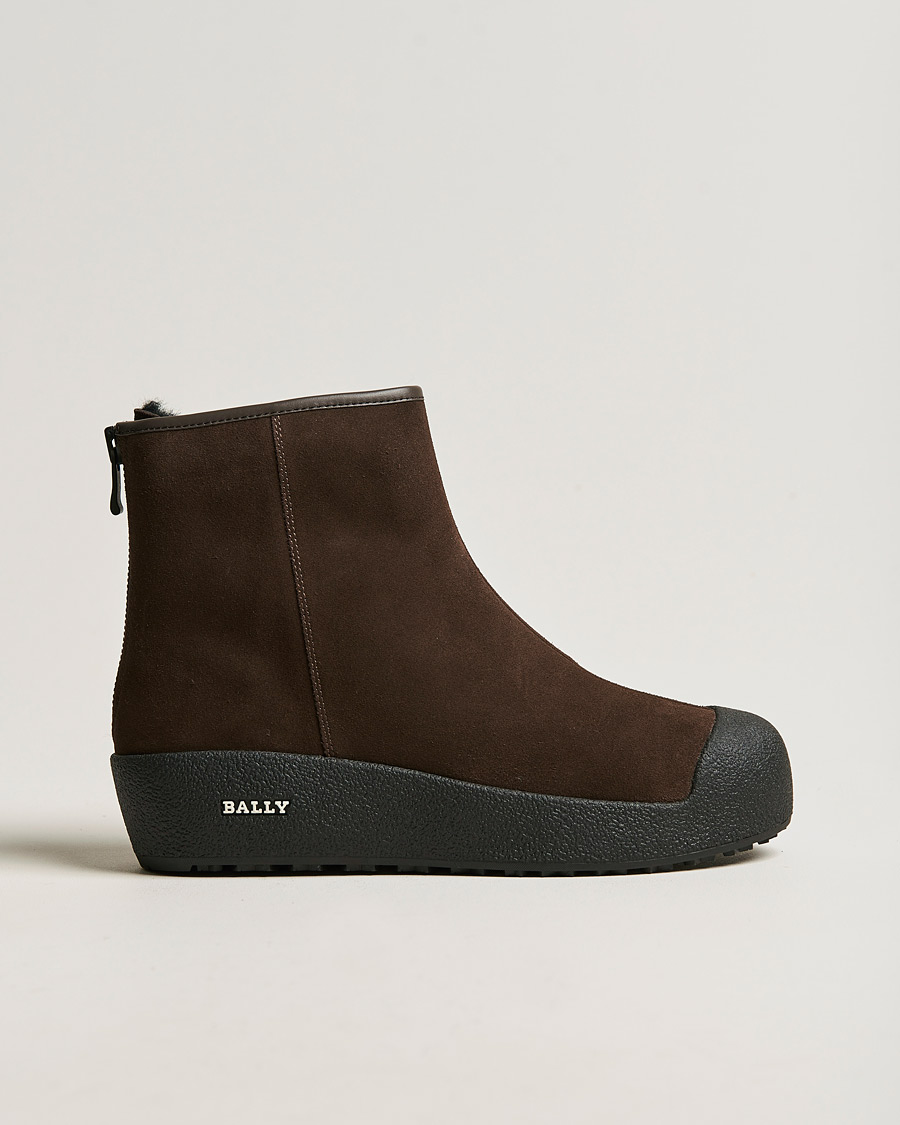 Mies | Bally Guard II M Curling Boot Coffee | Bally | Guard II M Curling Boot Coffee