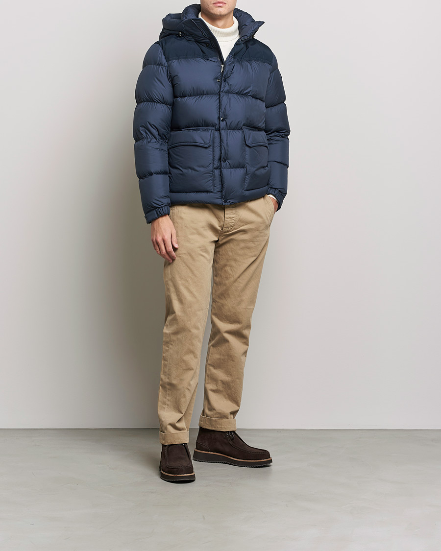 Mies | Takit | Woolrich | Microfiber Sierra Padded Jacket Melton Blue