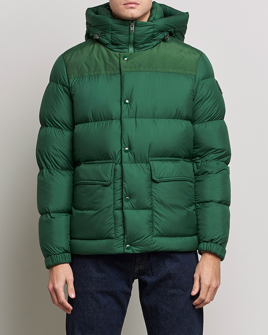 Mies | Alennusmyynti vaatteet | Woolrich | Microfiber Sierra Padded Jacket Waxed Green