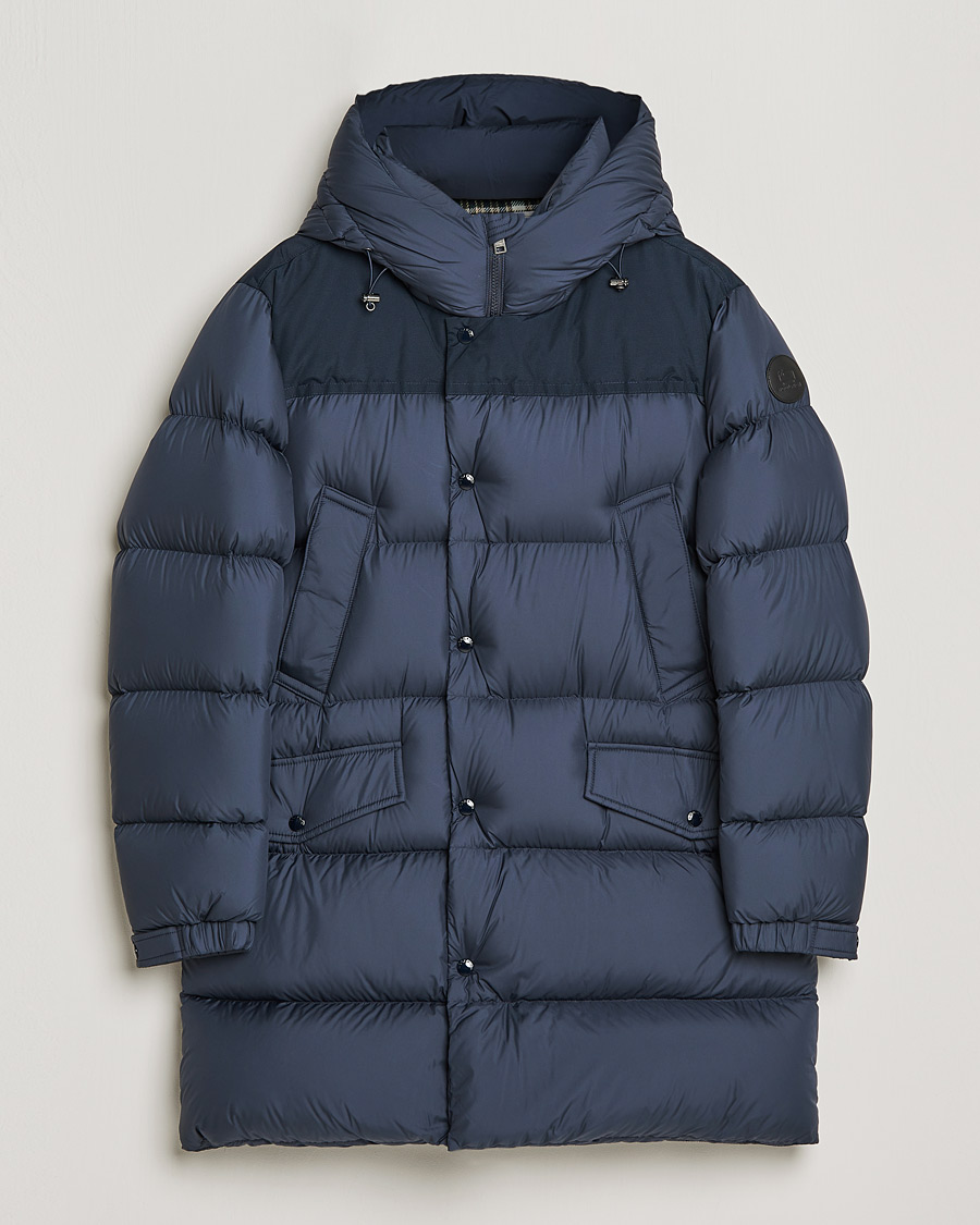 Mies | Takit | Woolrich | Microfiber Sierra Padded Parka Melton Blue