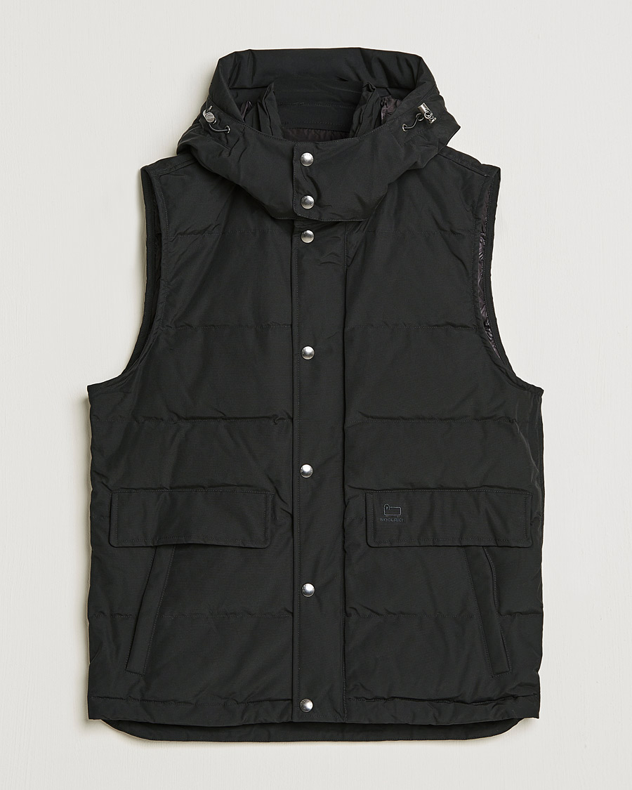 Mies | Takit | Woolrich | Aleutian Detachable Hooded Vest Black