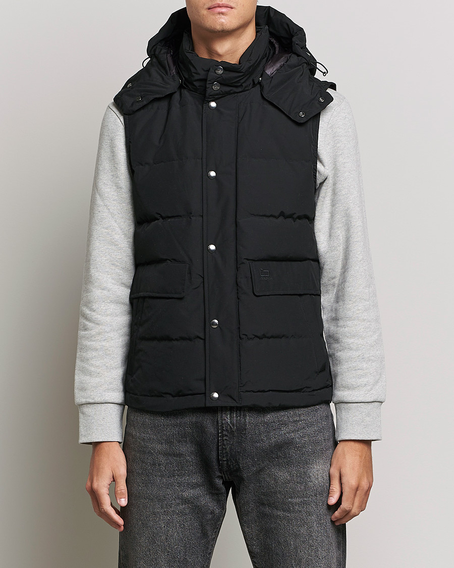 Mies |  | Woolrich | Aleutian Detachable Hooded Vest Black